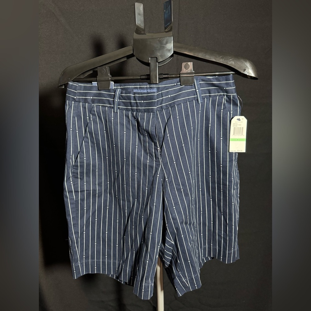 Nautica Navy Striped Women's Shorts